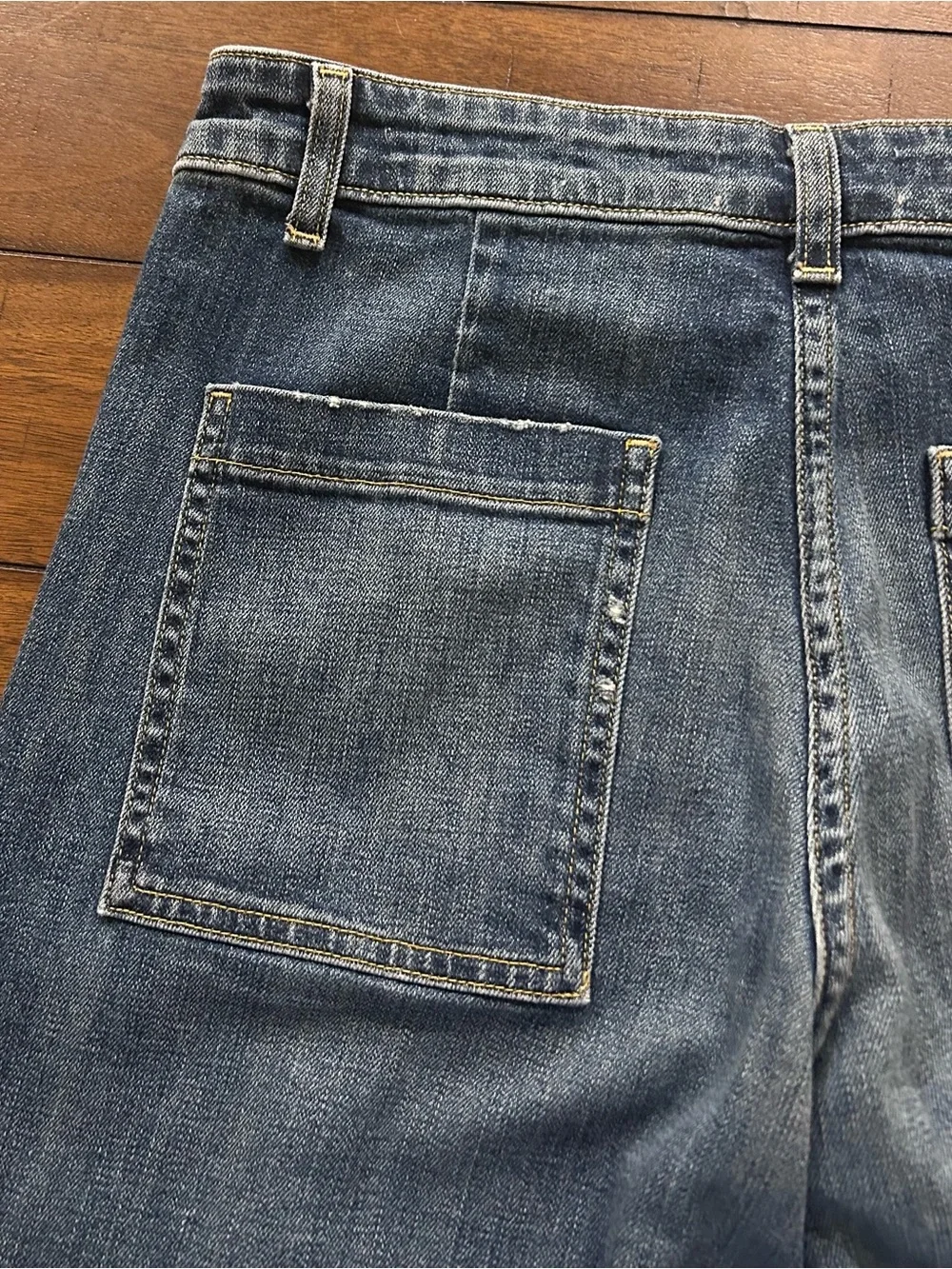 Nili Lotan Megan jeans Size 28 Wide Leg 10991W45 cut 4637 classic wash 440.00 - Picture 8 of 16